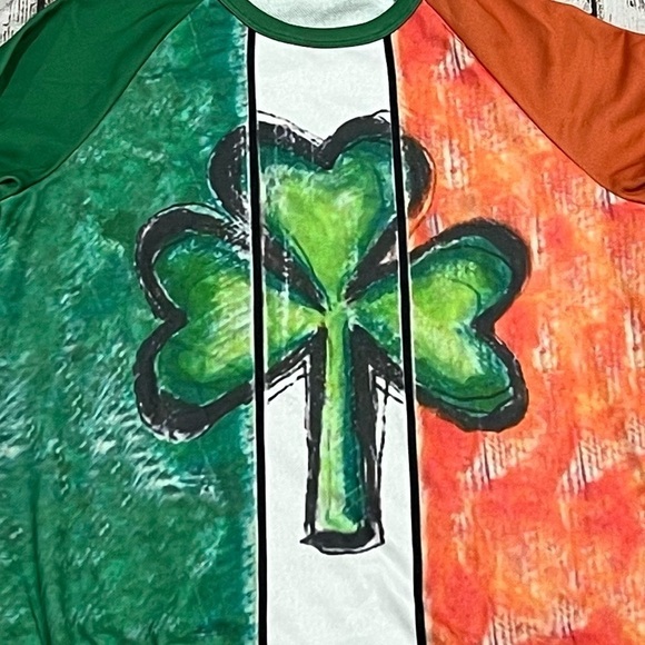 Irish Ireland Shamrock St. Patrick's Day Crewneck Pullover Sweatshirt - Picture 4 of 5